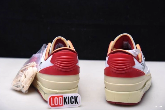 Reps TBK Jordan DJ4375-106 Retro SP Off-White 2 Low Red White 0718